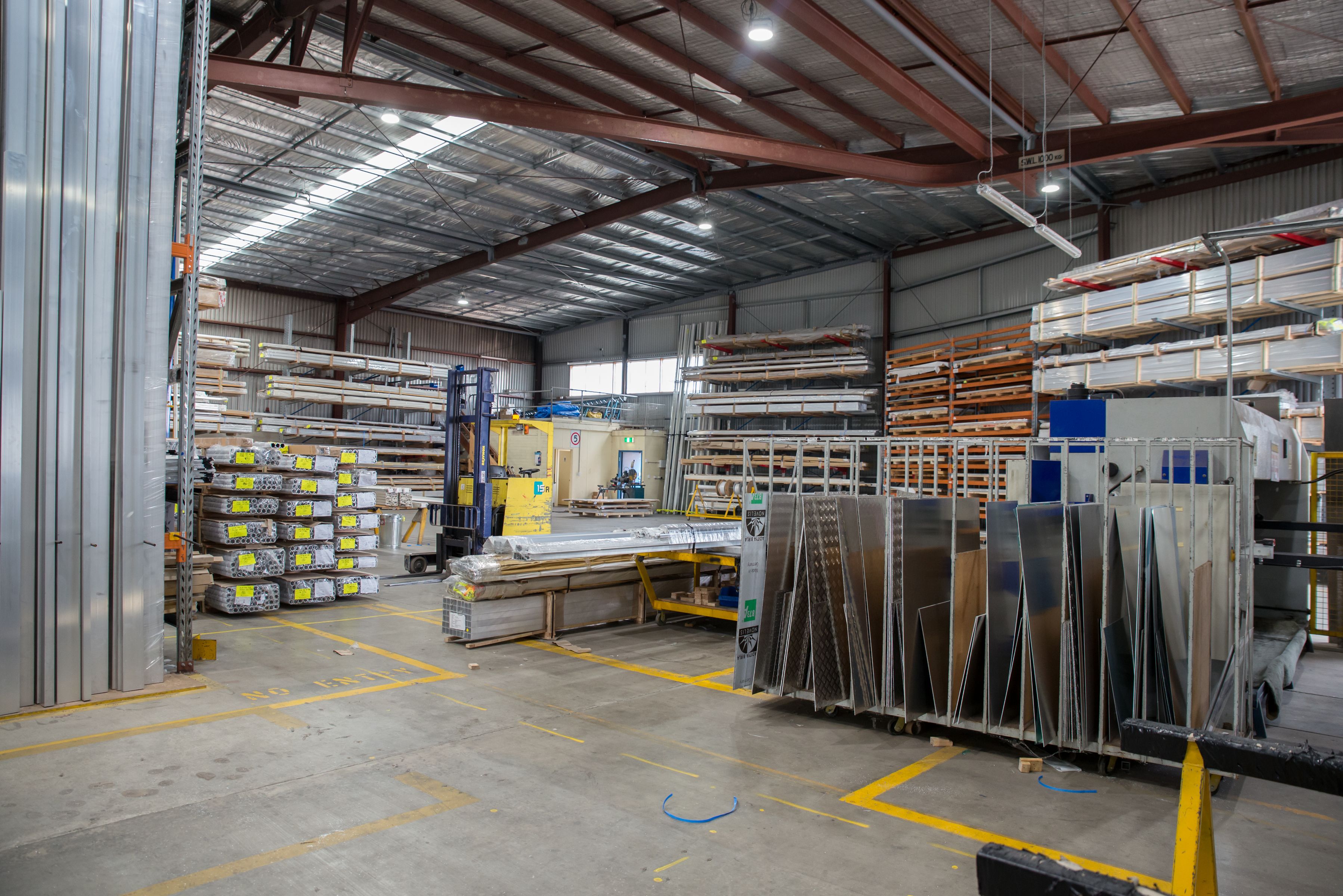 Industrial steel manufacturing